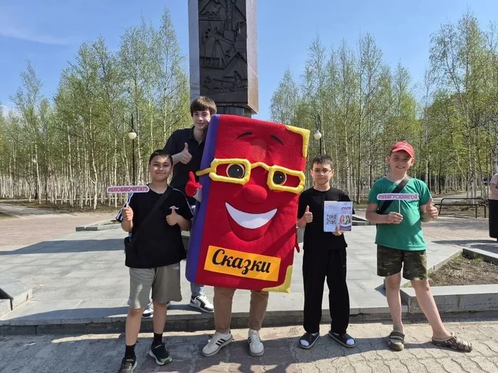 Весенний интеллектуальный забег "Бегущая книга" _ жители г.Лянтор