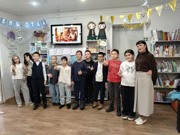 Культурно-информационный марафон  «Ты для меня пример во всем" _ученики ЛСОШ № 7