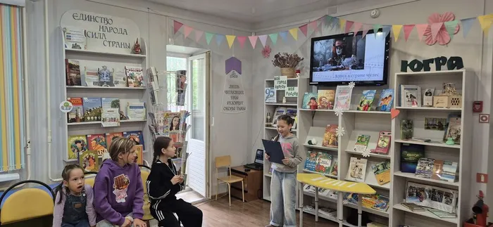 Час эрудитов "Чудо по имени кино" _ ребята с детского лагеря "Фестивальный" ЛДШИ № 1.