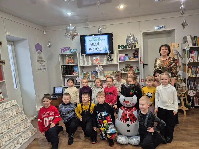 Литературная вечеринка с элементами творчества "Снегом белым замело" _ дошкольники д/с "Город детства"