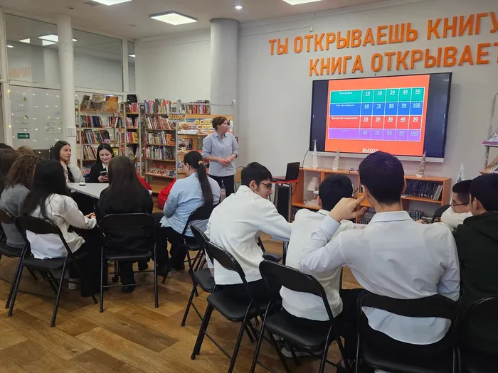 Литературное путешествие «Золотое перо сатиры» _ ученики ЛСОШ № 4