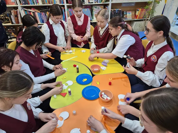 Мастер-класс "Наполни сердце добротой _ ученики ЛСОШ № 5