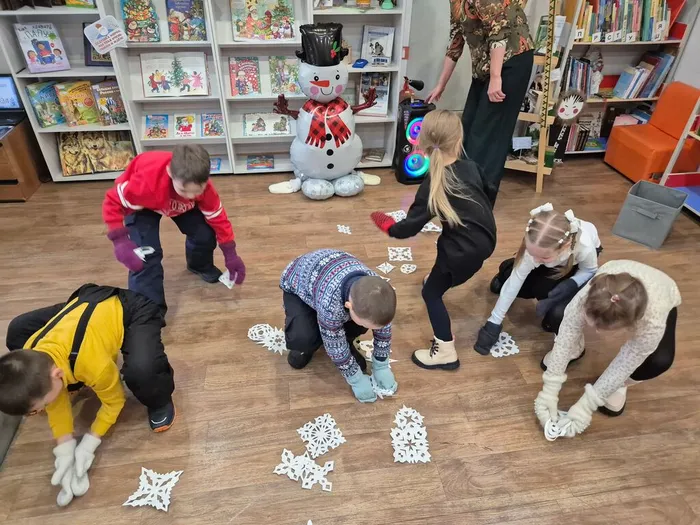 Литературная вечеринка с элементами творчества "Снегом белым замело" _ дошкольники д/с "Город детства"