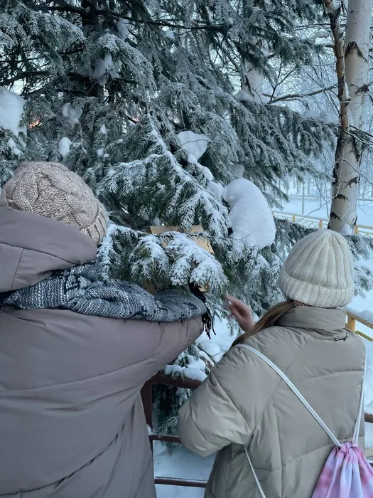 Акция "Покормите птиц зимой" _ дети БУ "СРКЦСОН"