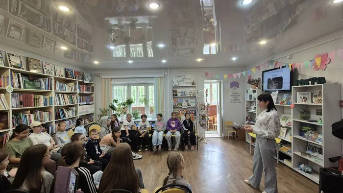 Час эрудитов "Чудо по имени кино" _ ребята с детского лагеря "Фестивальный" ЛДШИ № 1.