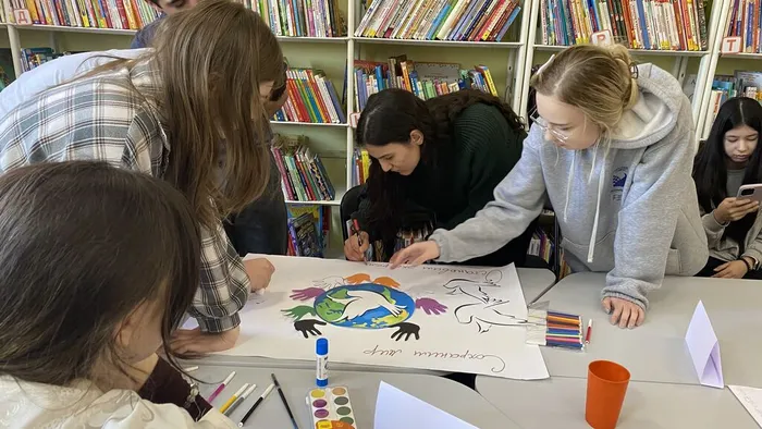 Квест-игра "Мы против терроризма" _ ученики ЛСОШ № 3