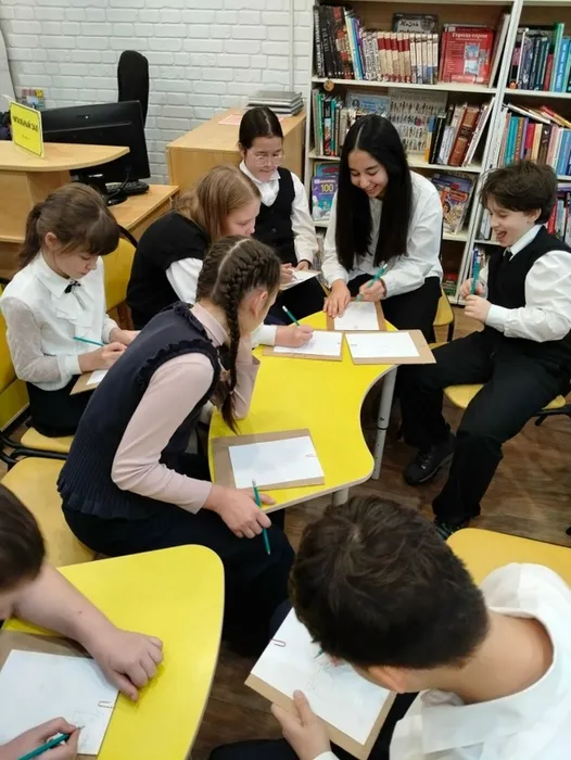 Литературное путешествие "Мир детства в книгах Марка Твена" _ ученики ЛСОШ № 3